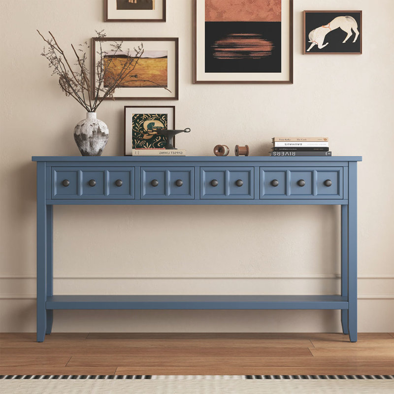 Wayfair blue console table discount